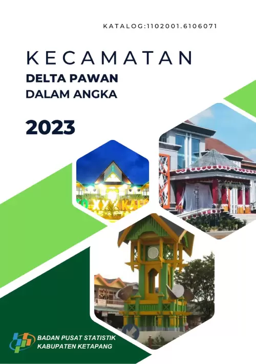 Kecamatan Delta Pawan Dalam Angka 2023